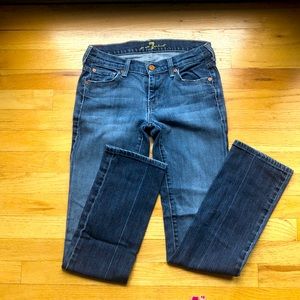 7 for all Mankind straight leg jeans